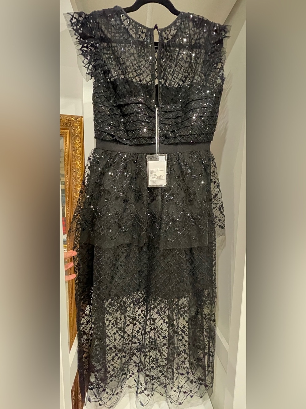 NWT Self Portrait Sequin Gown, 10 - Picture 4 of 5